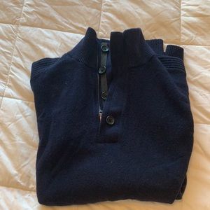 BR Half zip sweater